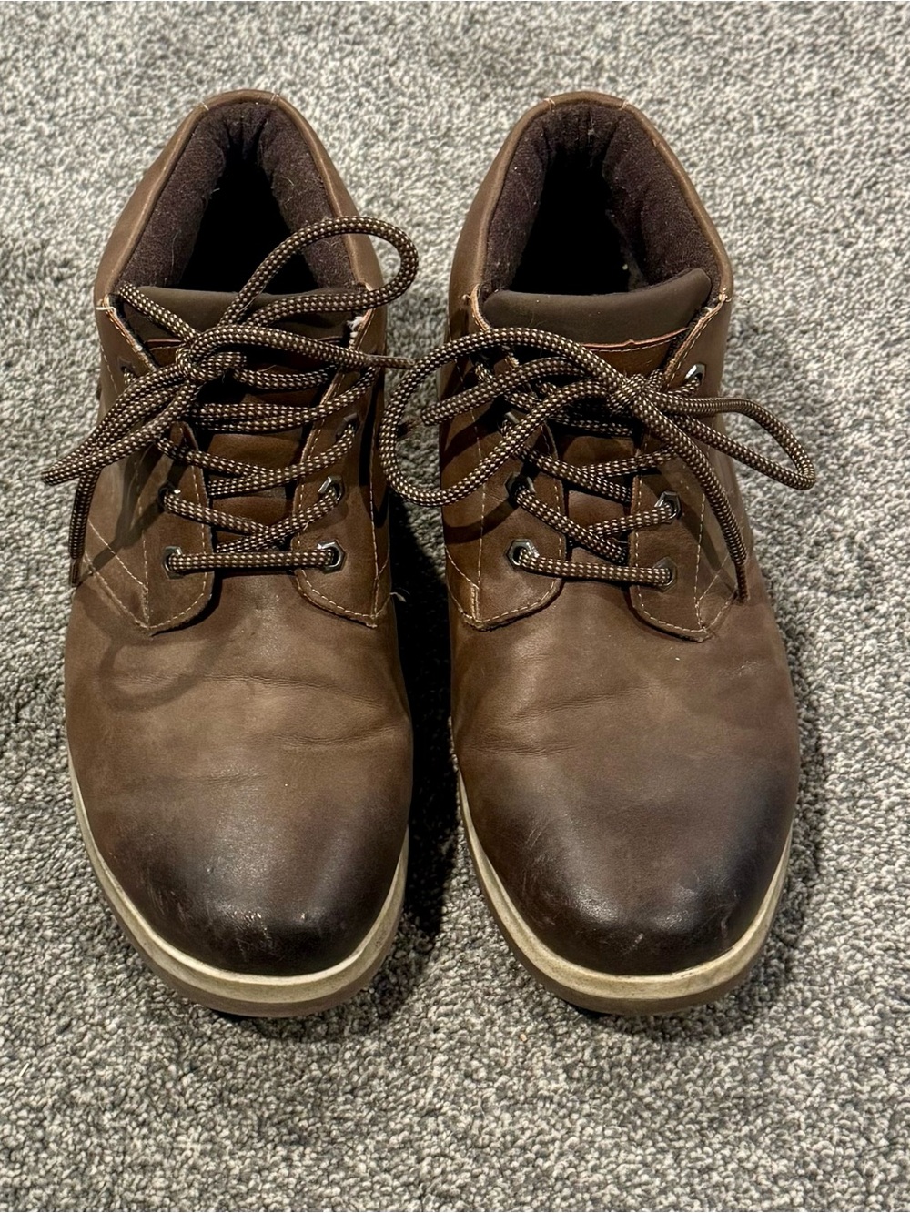 croft & barrow Dark Brown Leather Chukka Boots
